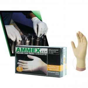 AMMEX愛(ài)馬斯 無(wú)粉乳膠檢查手套標準型TLFC